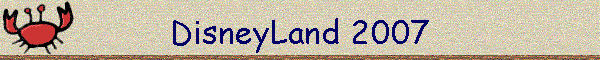 DisneyLand 2007